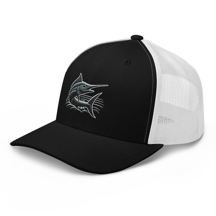 The Great Catch Embroidered Marlin Trucker Cap Fisherman Gift Fishing Gift Mens Hat Womens Hat