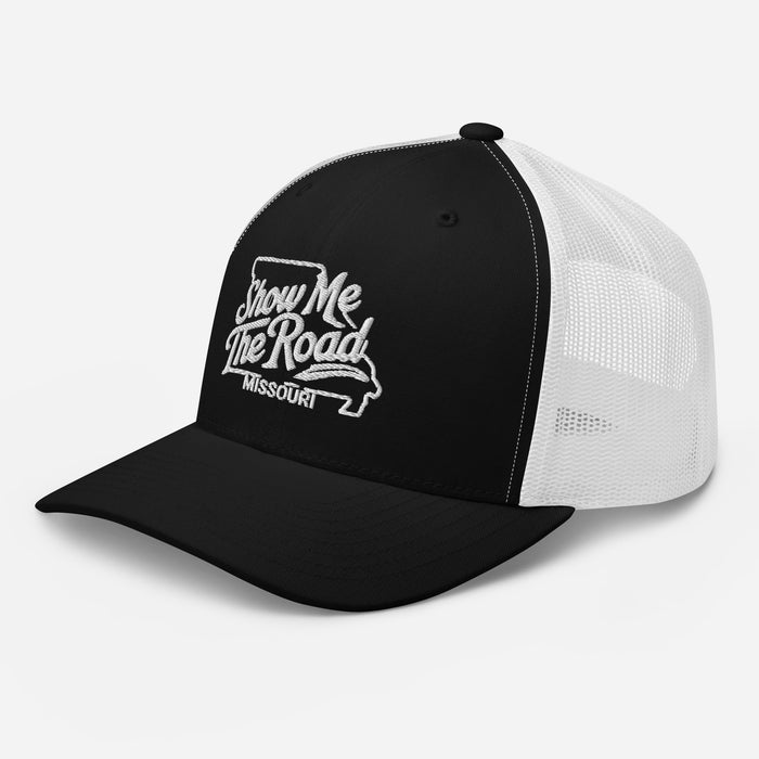 Show Me The Road Missouri Trucker Cap - Classic Mesh-Back Hat Missouri Hat Womens Hat Mens Hat Travel State Hat