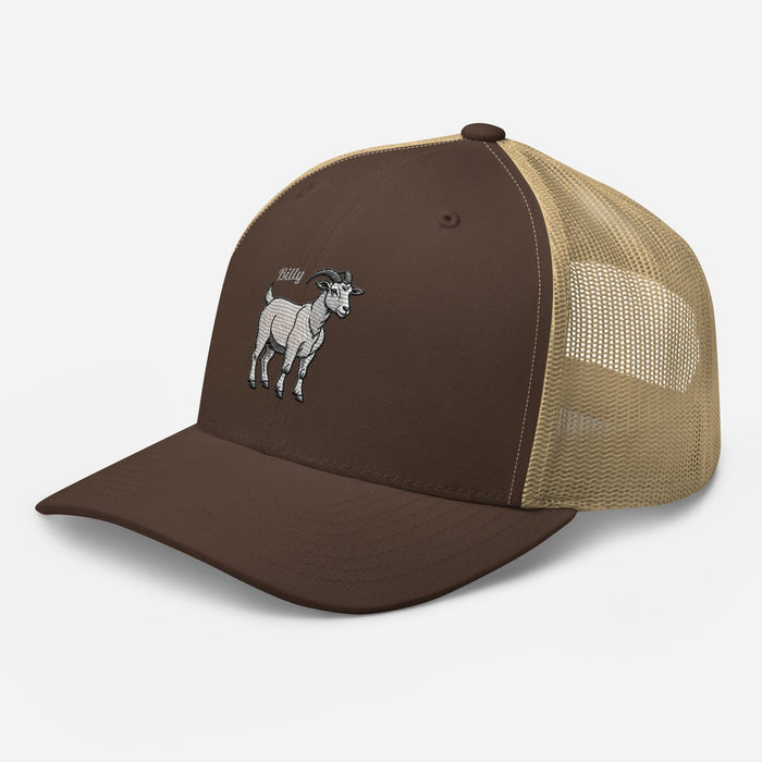 Billy Goat Trucker Cap Classic Mesh Back Stylish and Trendy Trucker Hat