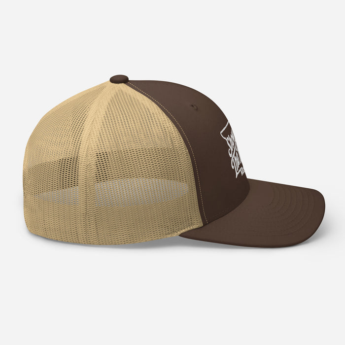 Show Me The Road Missouri Trucker Cap - Classic Mesh-Back Hat Missouri Hat Womens Hat Mens Hat Travel State Hat