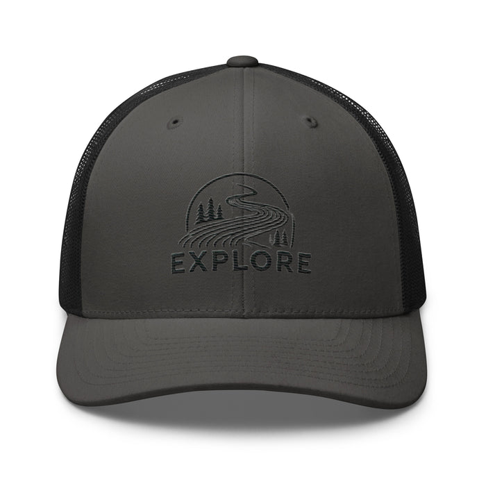 Get Out and Explore More Embroidered Great Outdoors Trucker Cap Camping Hiking Wildlife Adventure