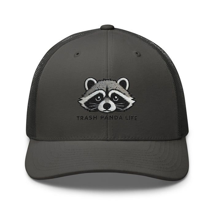 Embroidered Trash Panda Wildlife Humor Trucker Hat – Funny & Stylish