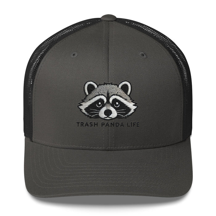 Embroidered Trash Panda Wildlife Humor Trucker Hat – Funny & Stylish