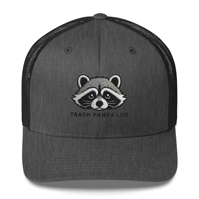 Embroidered Trash Panda Wildlife Humor Trucker Hat – Funny & Stylish