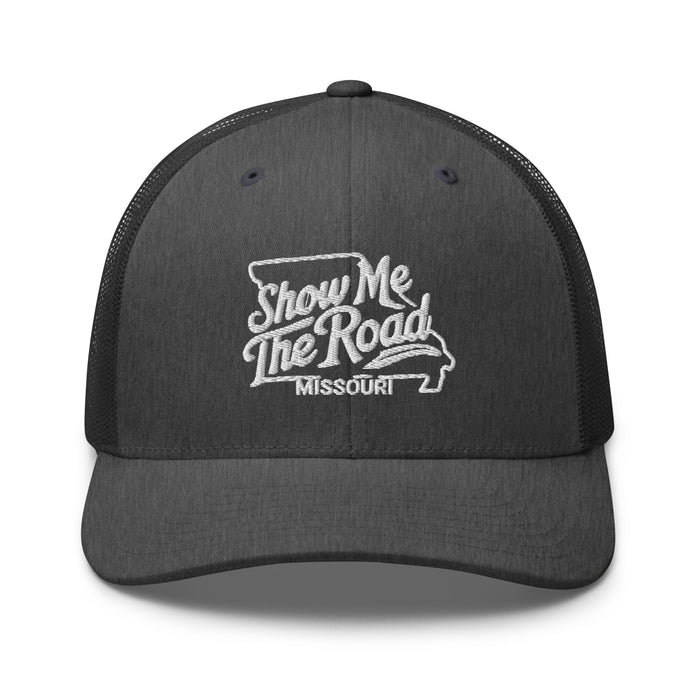 Show Me The Road Missouri Trucker Cap - Classic Mesh-Back Hat Missouri Hat Womens Hat Mens Hat Travel State Hat