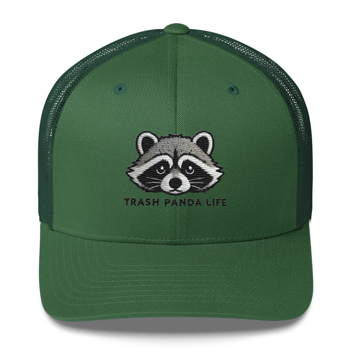 Embroidered Trash Panda Wildlife Humor Trucker Hat – Funny & Stylish