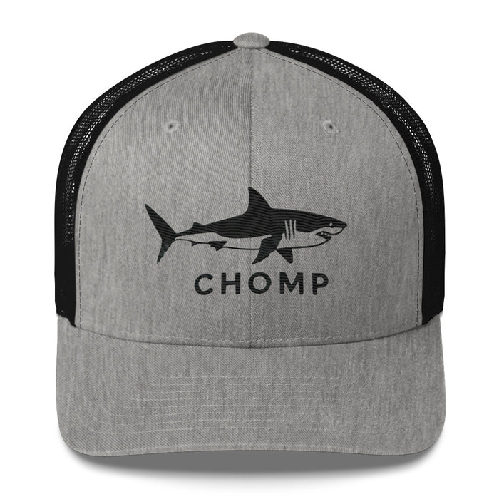 Embroidered Shark Mesh Back Trucker Cap