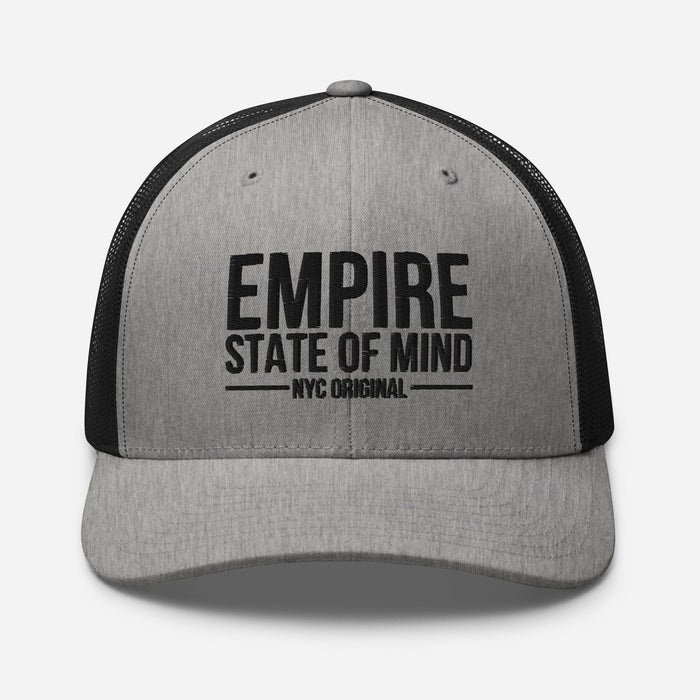 Empire State of Mind New York City  Embroidered Trucker Cap Classic Mesh-Back Hat NYC Gift Idea