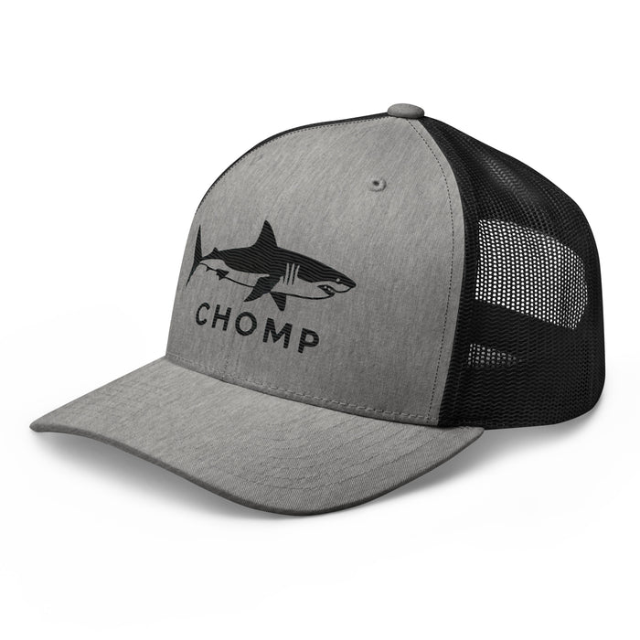 Embroidered Shark Mesh Back Trucker Cap