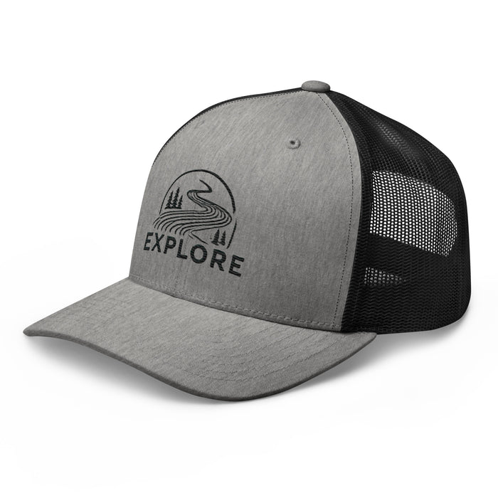 Get Out and Explore More Embroidered Great Outdoors Trucker Cap Camping Hiking Wildlife Adventure