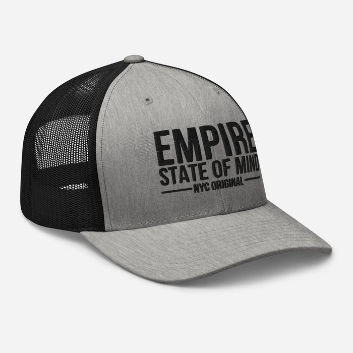 Empire State of Mind New York City  Embroidered Trucker Cap Classic Mesh-Back Hat NYC Gift Idea