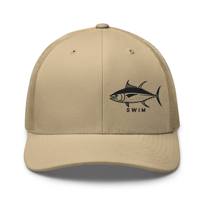 Yellowfin Tuna EmbroideredTrucker Cap