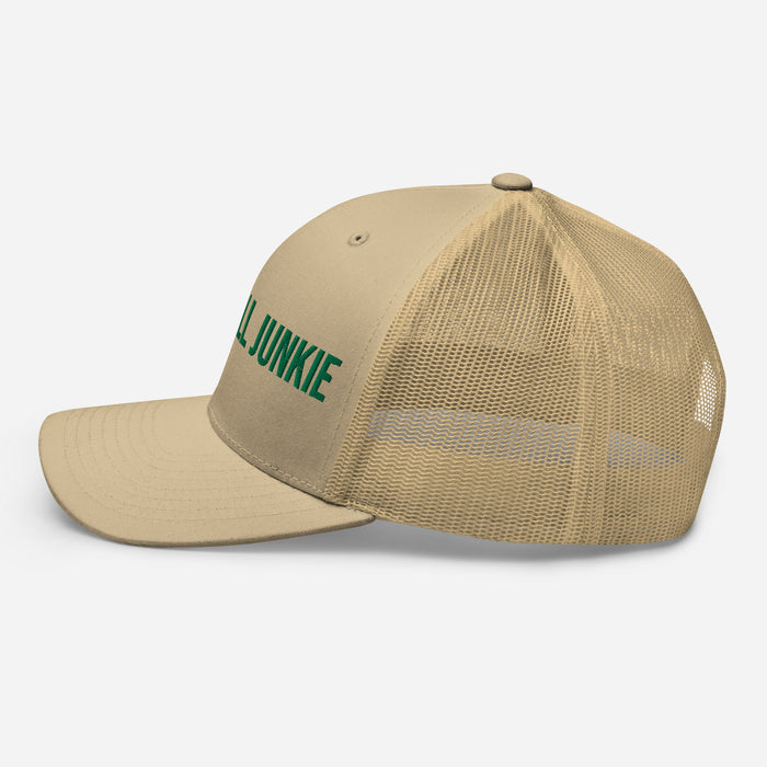 Pickleball Junkie Embroidered Trucker Cap Classic Six-Panel Mesh Back Hat