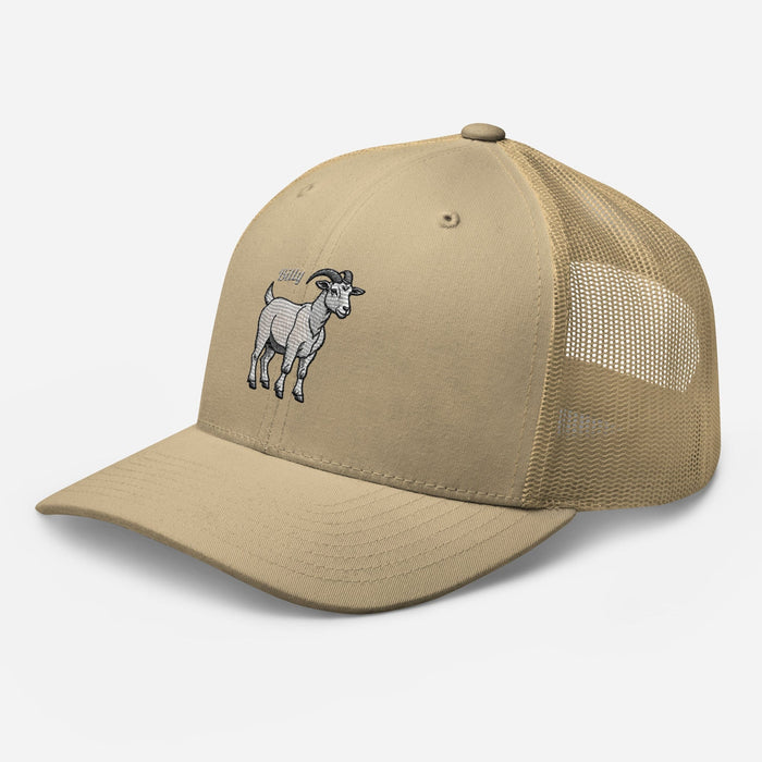 Billy Goat Trucker Cap Classic Mesh Back Stylish and Trendy Trucker Hat