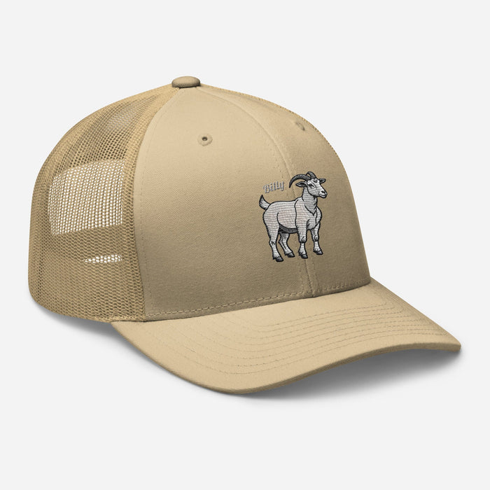 Billy Goat Trucker Cap Classic Mesh Back Stylish and Trendy Trucker Hat