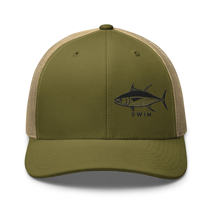 Yellowfin Tuna EmbroideredTrucker Cap