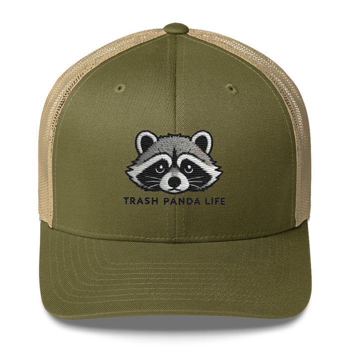 Embroidered Trash Panda Wildlife Humor Trucker Hat – Funny & Stylish