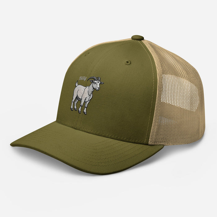 Billy Goat Trucker Cap Classic Mesh Back Stylish and Trendy Trucker Hat