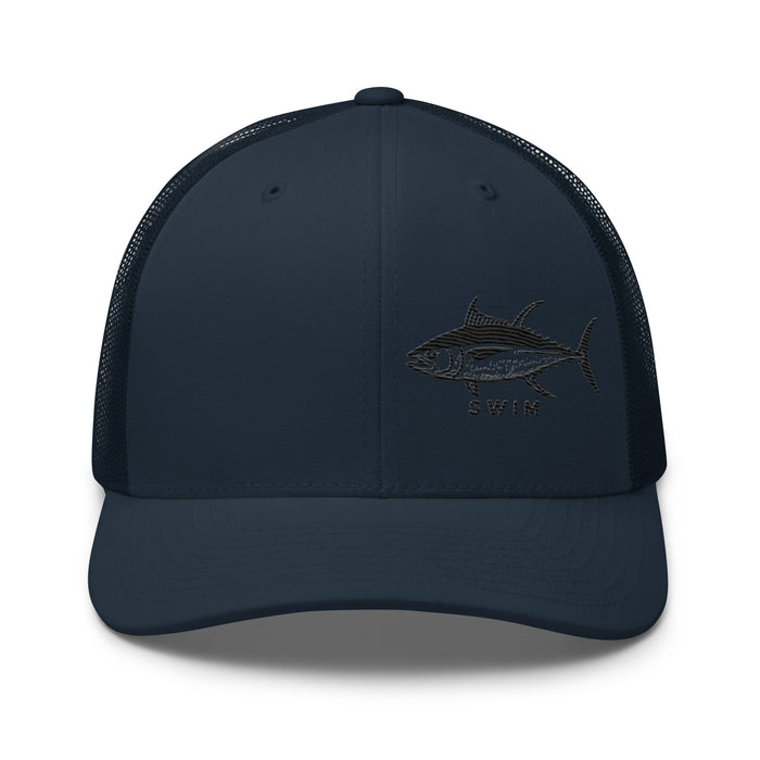 Yellowfin Tuna EmbroideredTrucker Cap