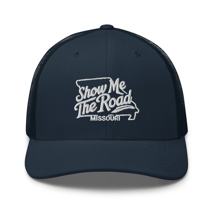 Show Me The Road Missouri Trucker Cap - Classic Mesh-Back Hat Missouri Hat Womens Hat Mens Hat Travel State Hat