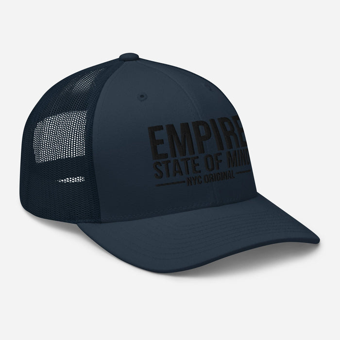 Empire State of Mind New York City  Embroidered Trucker Cap Classic Mesh-Back Hat NYC Gift Idea