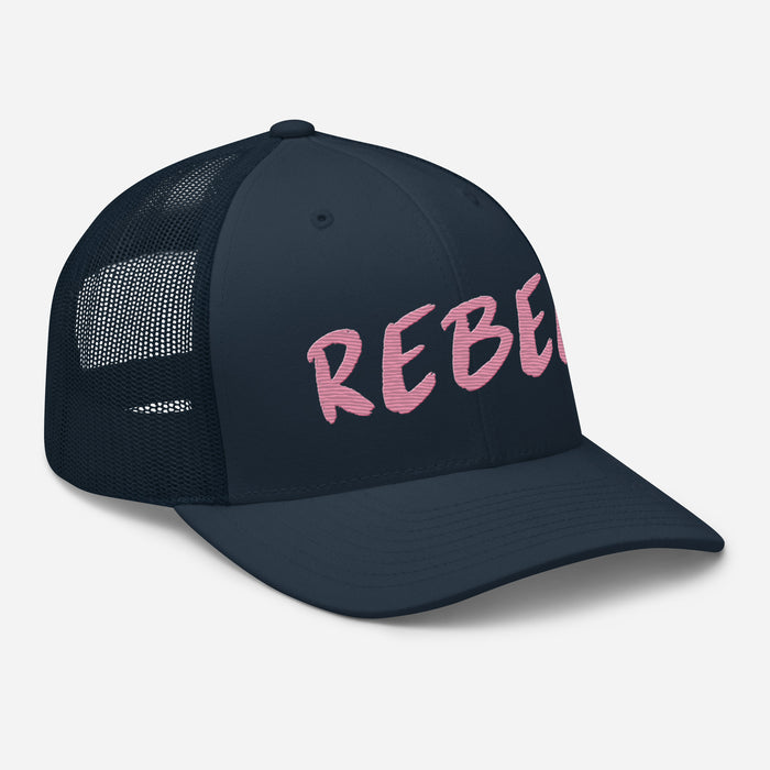 Rebel Spirit Trucker Cap - Trendy Mesh-Back Hat for Bold Style & Comfort Great Gift Racing Motorcycle Rock Band