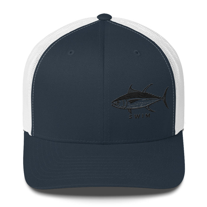 Yellowfin Tuna EmbroideredTrucker Cap