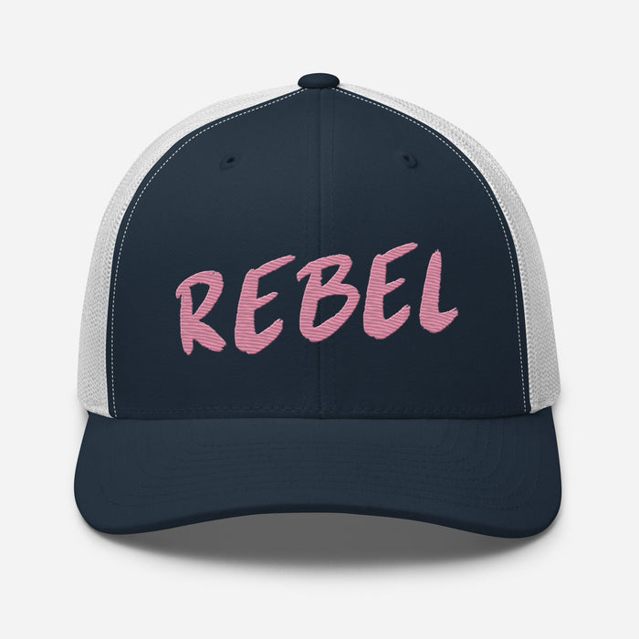 Rebel Spirit Trucker Cap - Trendy Mesh-Back Hat for Bold Style & Comfort Great Gift Racing Motorcycle Rock Band