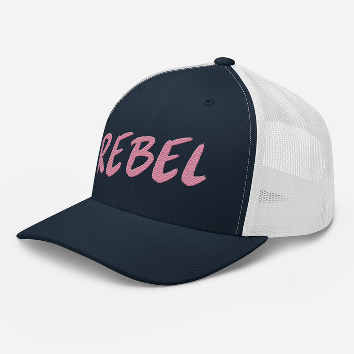 Rebel Spirit Trucker Cap - Trendy Mesh-Back Hat for Bold Style & Comfort Great Gift Racing Motorcycle Rock Band