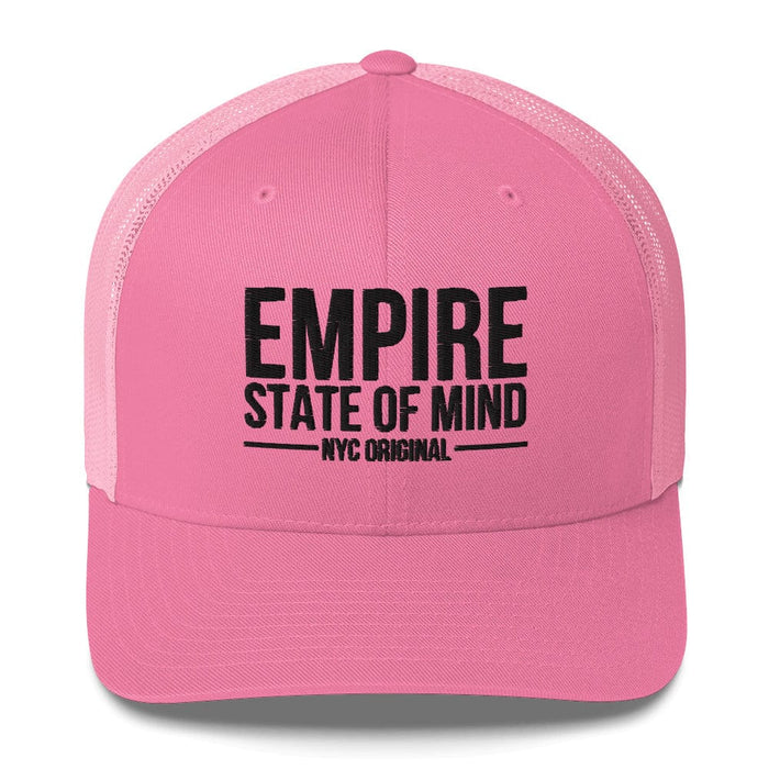 Empire State of Mind New York City  Embroidered Trucker Cap Classic Mesh-Back Hat NYC Gift Idea