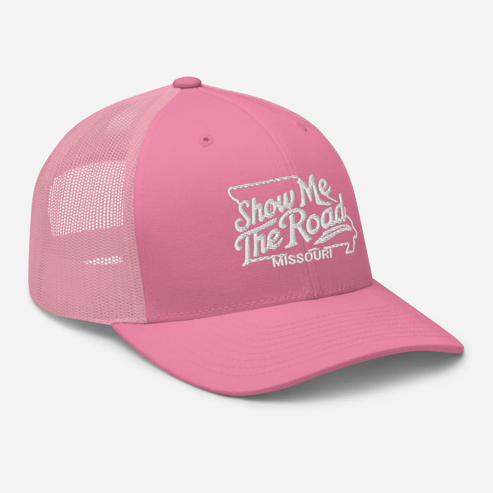 Show Me The Road Missouri Trucker Cap - Classic Mesh-Back Hat Missouri Hat Womens Hat Mens Hat Travel State Hat