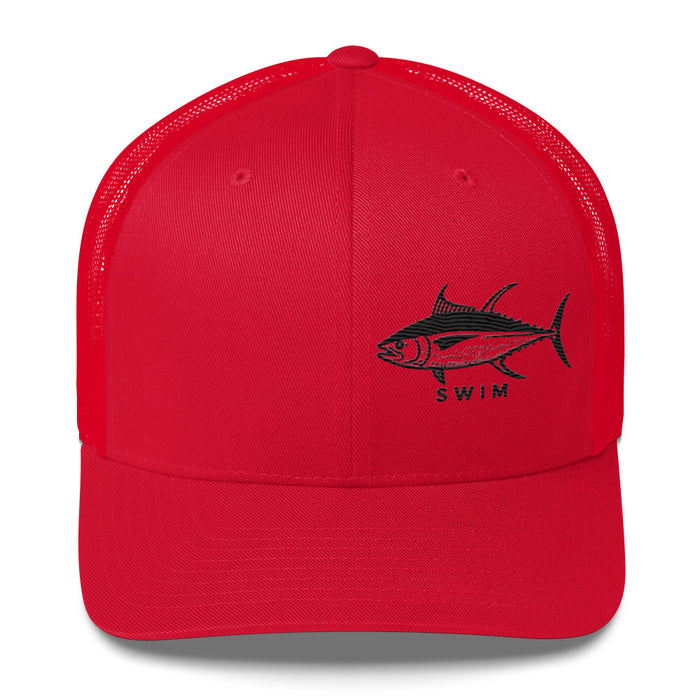 Yellowfin Tuna EmbroideredTrucker Cap