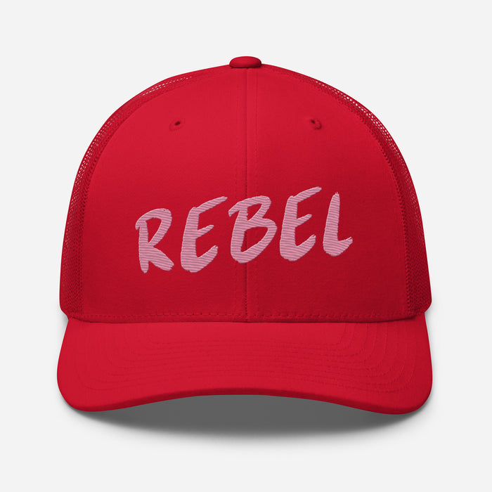 Rebel Spirit Trucker Cap - Trendy Mesh-Back Hat for Bold Style & Comfort Great Gift Racing Motorcycle Rock Band