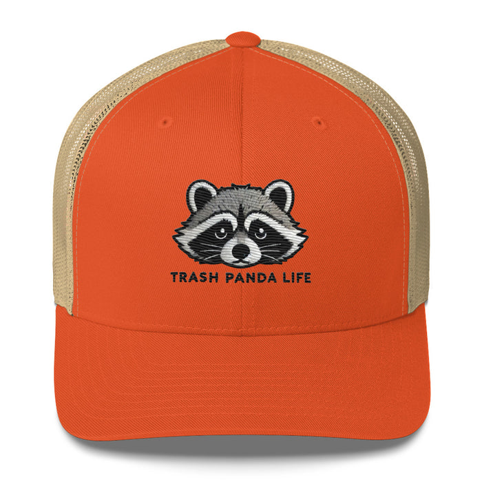 Embroidered Trash Panda Wildlife Humor Trucker Hat – Funny & Stylish