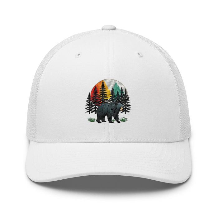 Forest Guardian Black Bear Trucker Cap Adjustable Mesh Back, Mid-Profile Design Great Gift Idea Womens Hat Mens Hat