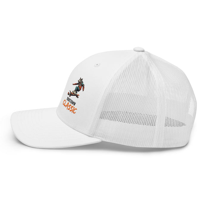 Dogtown Classic Wolf Skateboarding Premium Trucker Cap – Six-Panel Mesh Back