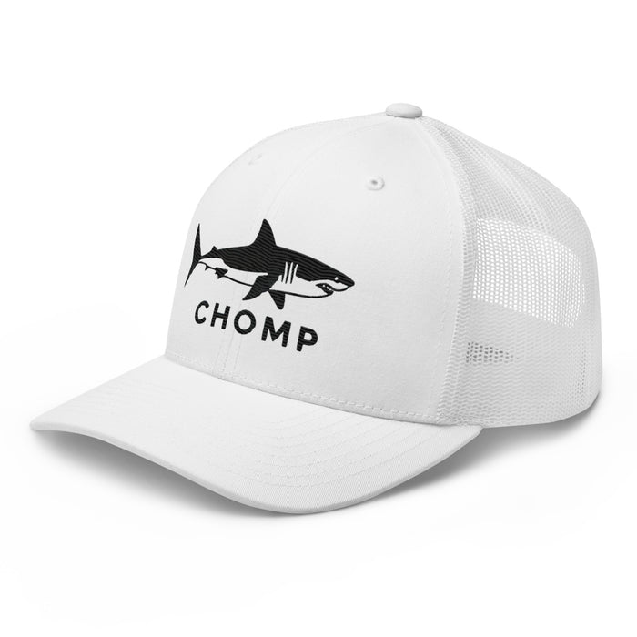 Embroidered Shark Mesh Back Trucker Cap