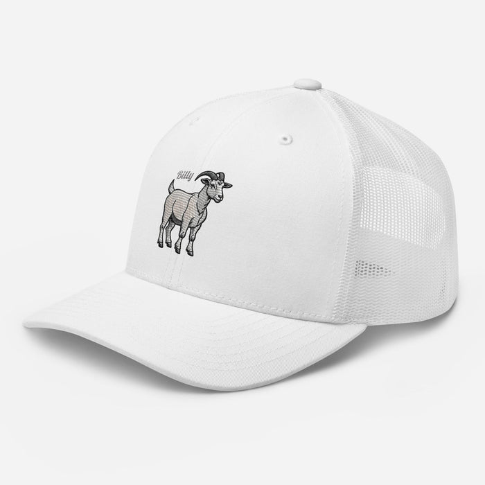 Billy Goat Trucker Cap Classic Mesh Back Stylish and Trendy Trucker Hat