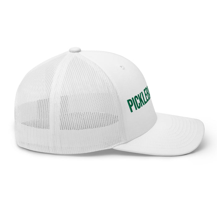 Pickleball Junkie Embroidered Trucker Cap Classic Six-Panel Mesh Back Hat