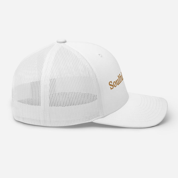 Soulful Journey Embroidered Trucker Cap Classic Six-Panel Mesh Back Hat Mens Hat Womens Hat Great Gift Idea