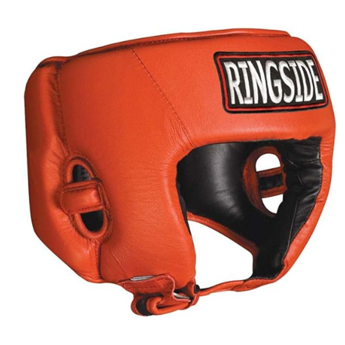 Ringside Adult / Red "Ringside Competition  Headgear W/O Cheeks, Professional Grade Protective Gear"