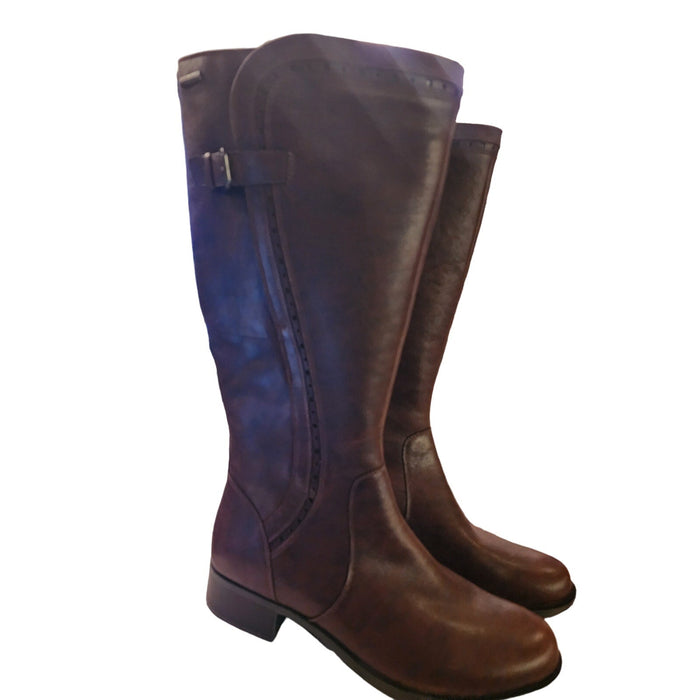 Rockport 11 / Brown / Leather "Rockport Women's Copley Knee High Boot, Size 11 - $200 MSRP"