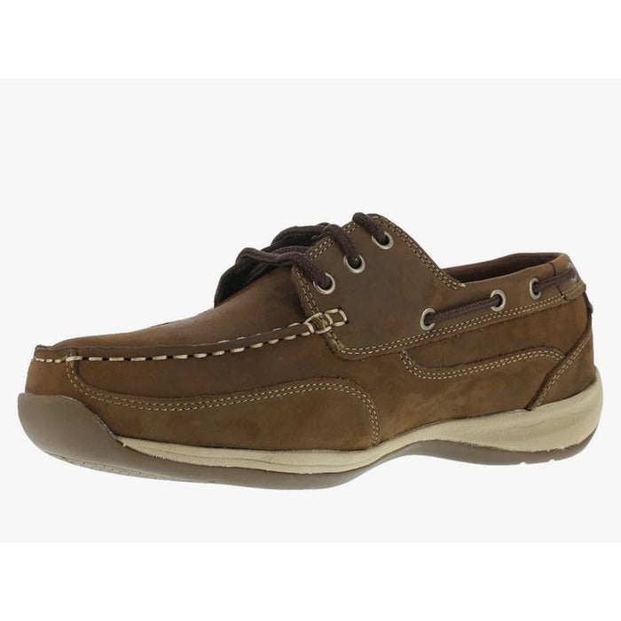 Rockport 6W / Brown Rockport Works Men's Sailing Club Boat Shoe: Comfort and Safety Combined SZ 6W