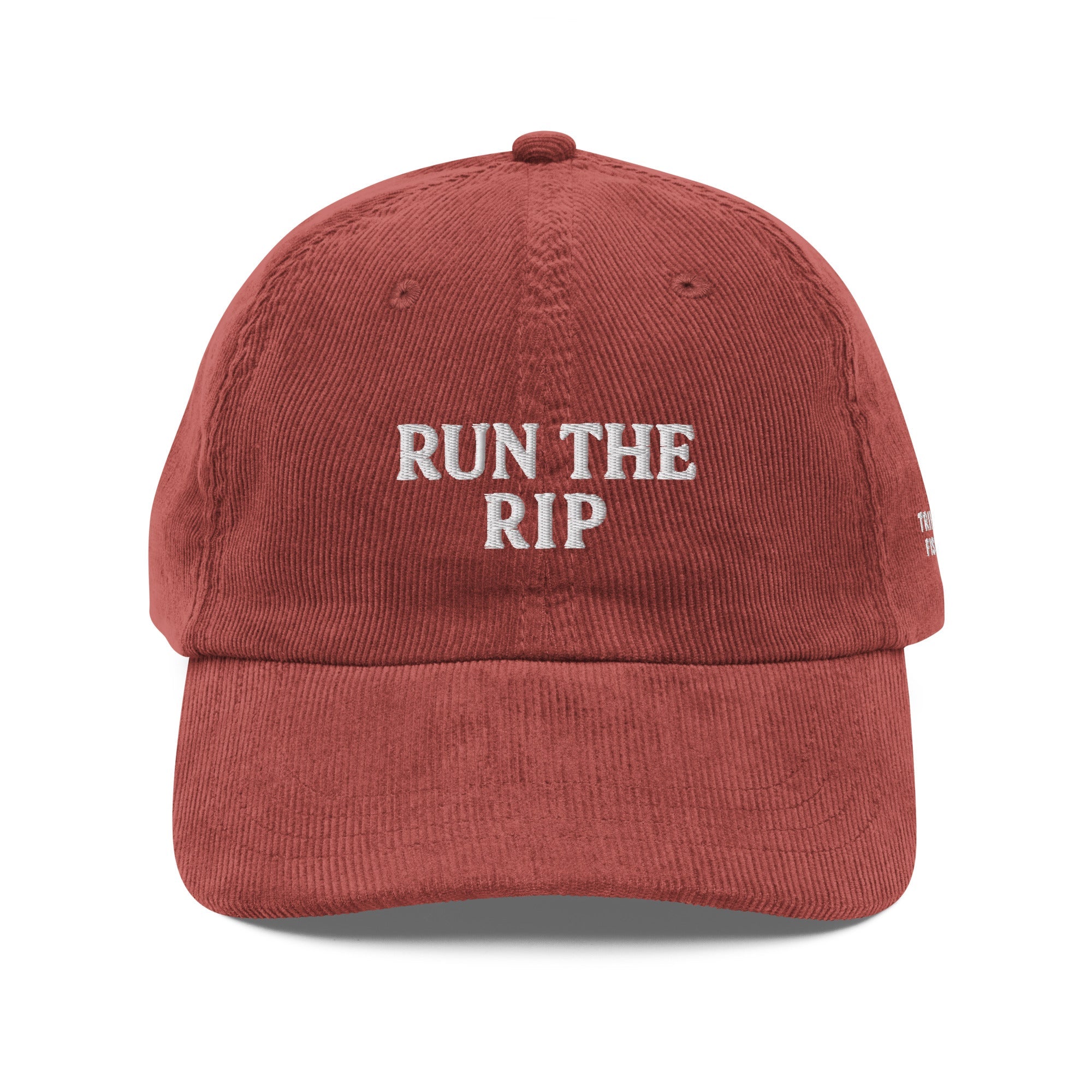 Run the Rip Trini Skies Fishing Co Dad Hat USA Series 004 Embroidered Cap - Triniskies
