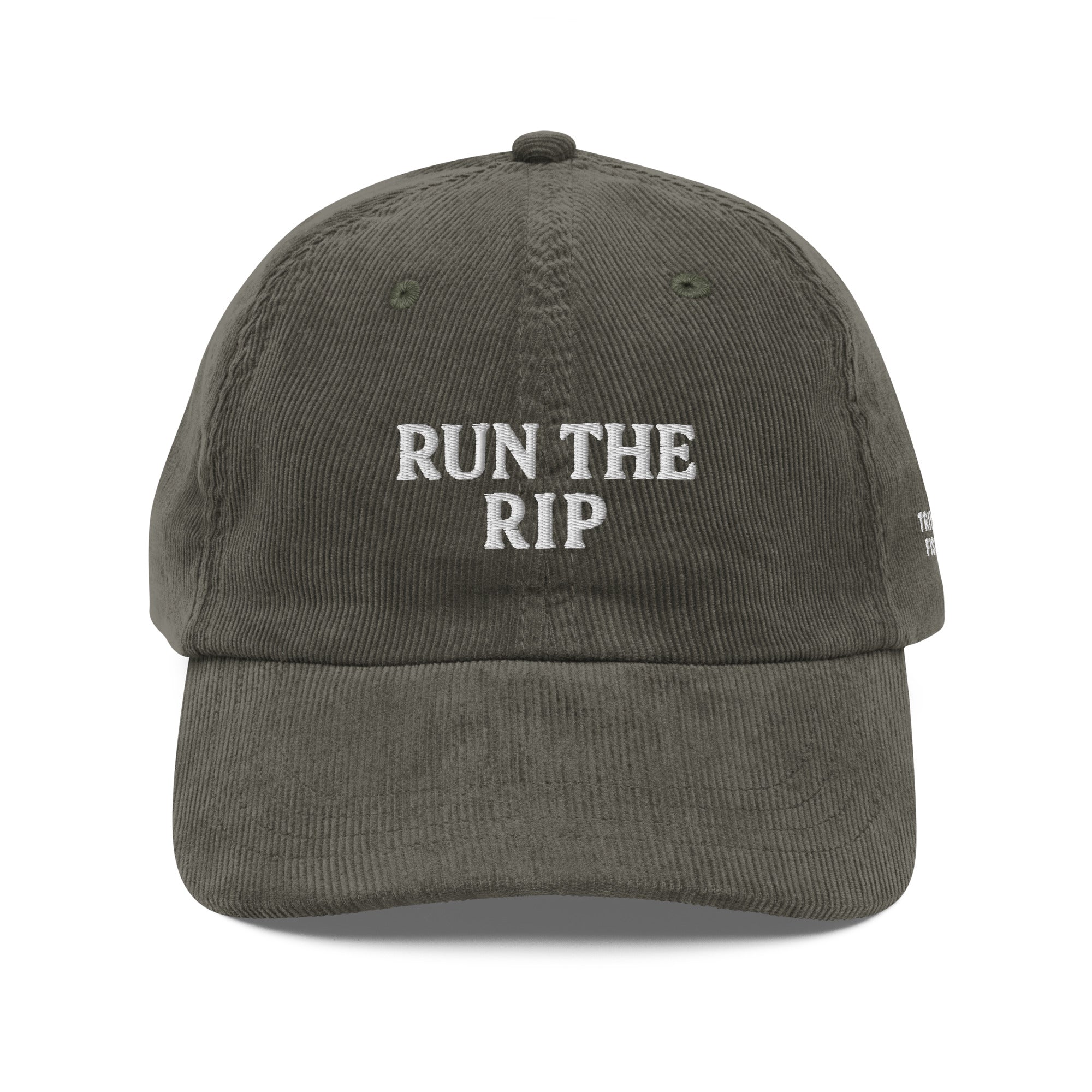 Run the Rip Trini Skies Fishing Co Dad Hat USA Series 004 Embroidered Cap - Triniskies