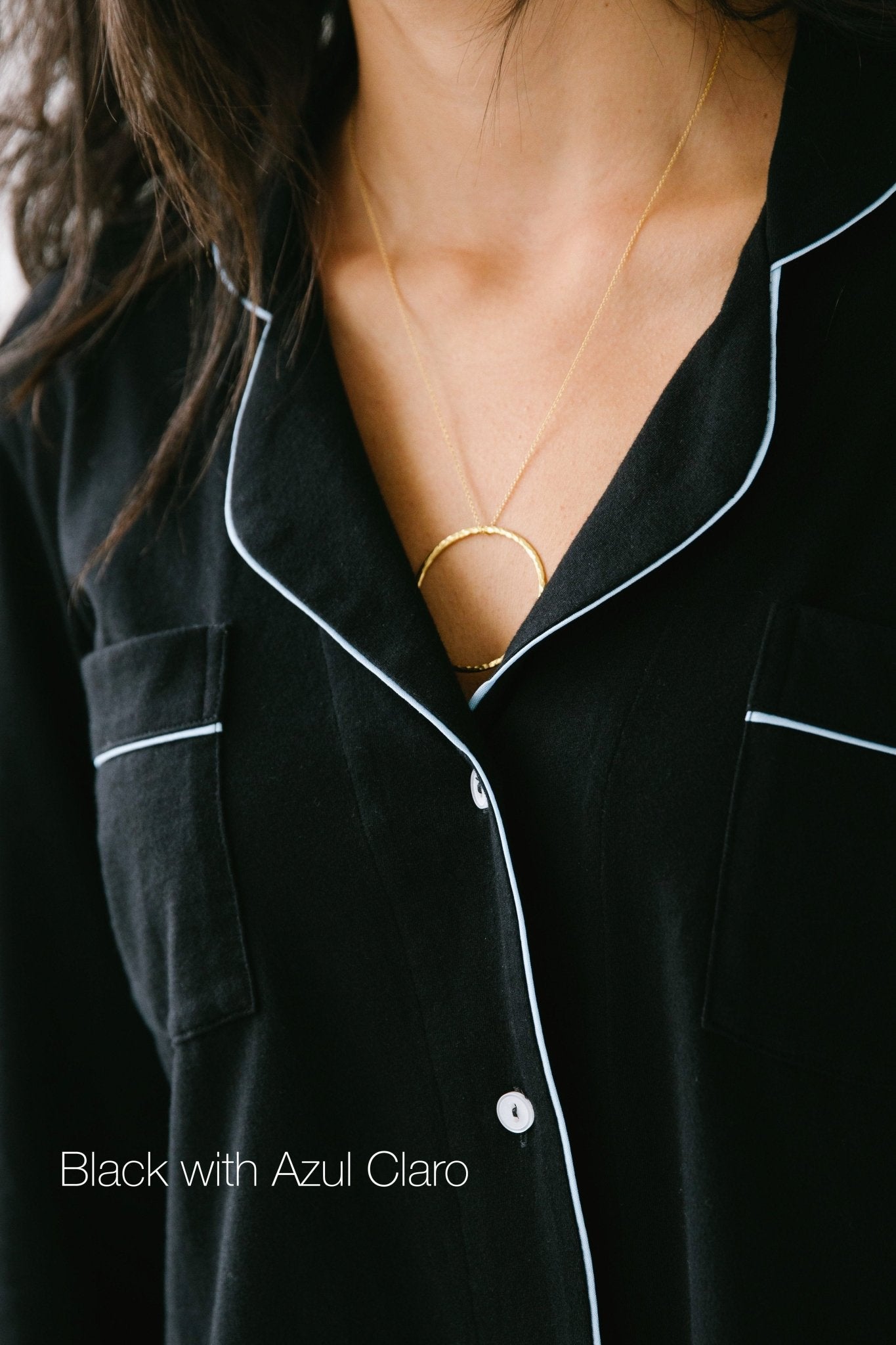 SALUA Classic Luxury Pajama Set – Brushed Pima Cotton - Triniskies