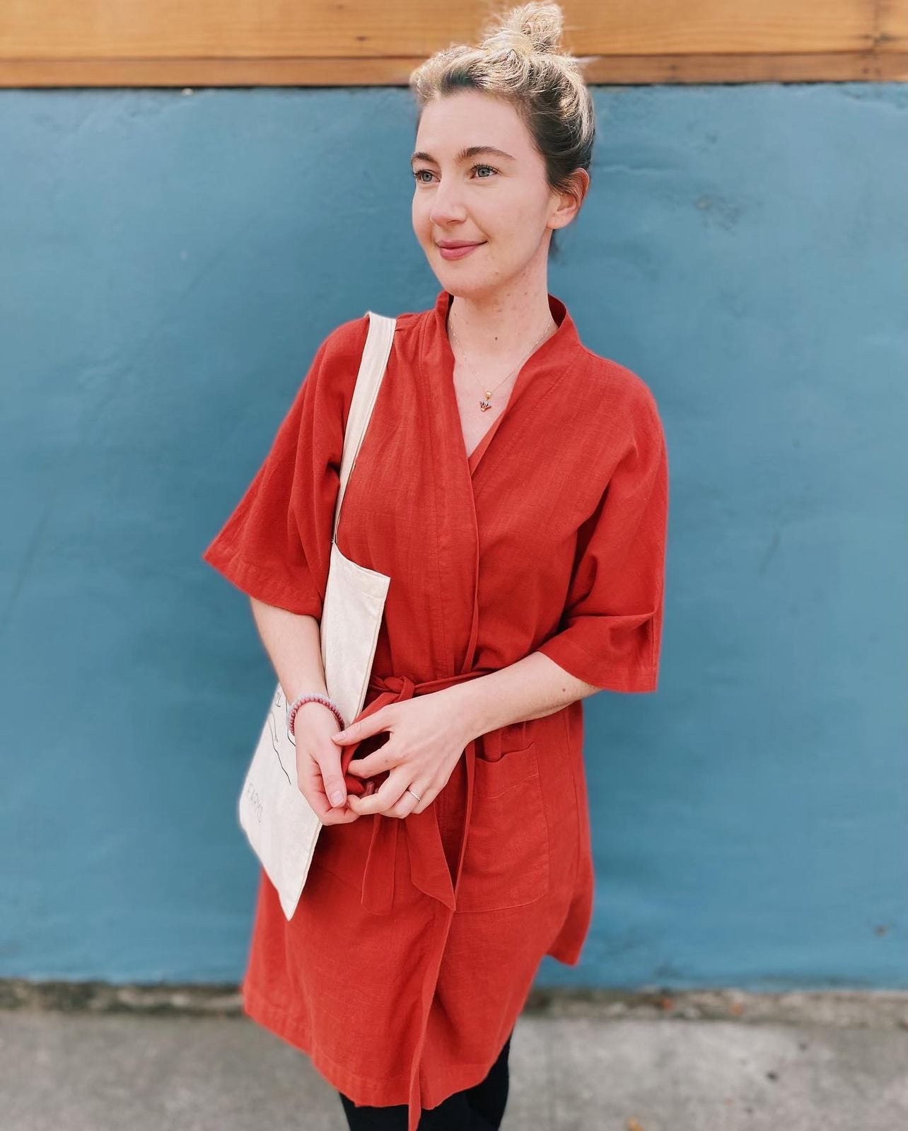 SALUA Summer Day Robe – Lightweight Cotton Resort Cover - Up - Triniskies