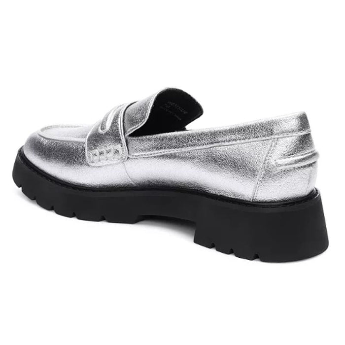 Sanctuary 5 / Silver / Synthetic Sanctuary Women's Westside 2.0 Loafer, Silver, Size 5