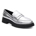 Sanctuary 5 / Silver / Synthetic Sanctuary Women's Westside 2.0 Loafer, Silver, Size 5