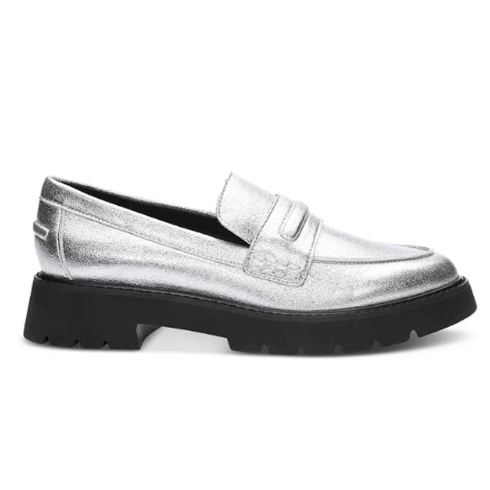 Sanctuary 5 / Silver / Synthetic Sanctuary Women's Westside 2.0 Loafer, Silver, Size 5